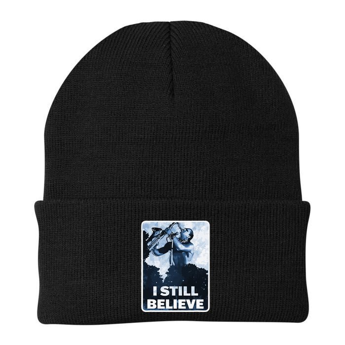 Funny I Still Believe Sax Man Nun Nerd Geek Graphic Beanie
