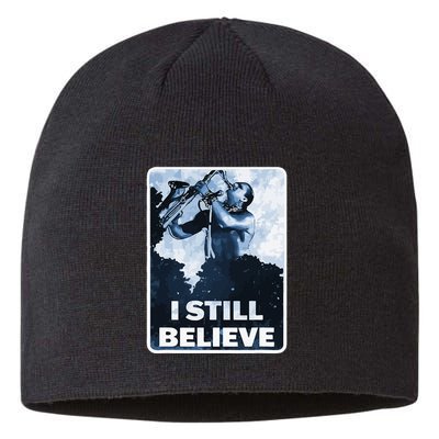 Funny I Still Believe Sax Man Nun Nerd Geek Graphic Sustainable Beanie