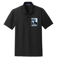 Funny I Still Believe Sax Man Nun Nerd Geek Graphic Dry Zone Grid Polo