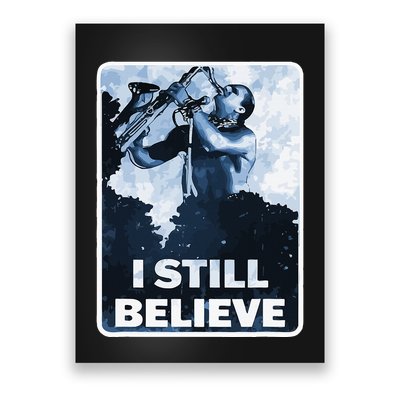 Funny I Still Believe Sax Man Nun Nerd Geek Graphic Poster