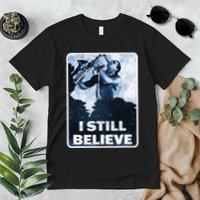 Funny I Still Believe Sax Man Nun Nerd Geek Graphic Premium T-Shirt