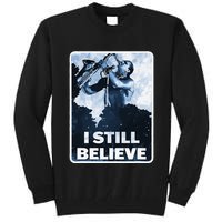 Funny I Still Believe Sax Man Nun Nerd Geek Graphic Tall Sweatshirt