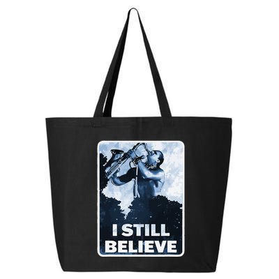Funny I Still Believe Sax Man Nun Nerd Geek Graphic 25L Jumbo Tote