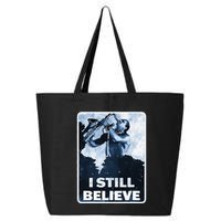 Funny I Still Believe Sax Man Nun Nerd Geek Graphic 25L Jumbo Tote