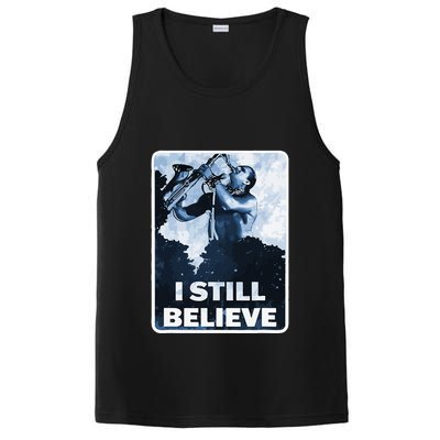 Funny I Still Believe Sax Man Nun Nerd Geek Graphic PosiCharge Competitor Tank