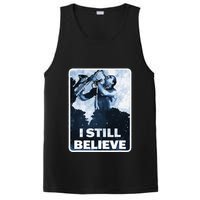 Funny I Still Believe Sax Man Nun Nerd Geek Graphic PosiCharge Competitor Tank