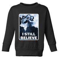 Funny I Still Believe Sax Man Nun Nerd Geek Graphic Toddler Sweatshirt