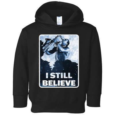 Funny I Still Believe Sax Man Nun Nerd Geek Graphic Toddler Hoodie