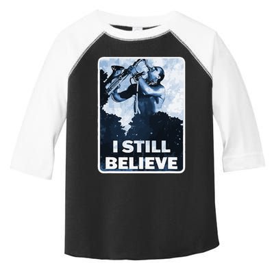 Funny I Still Believe Sax Man Nun Nerd Geek Graphic Toddler Fine Jersey T-Shirt