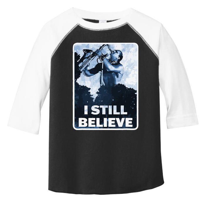 Funny I Still Believe Sax Man Nun Nerd Geek Graphic Toddler Fine Jersey T-Shirt