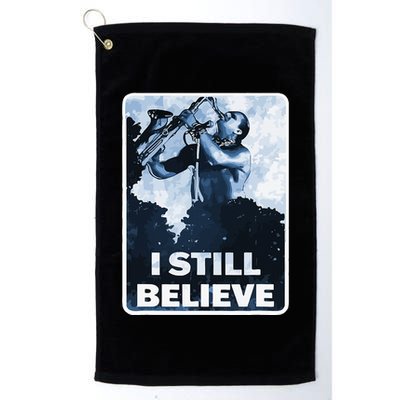 Funny I Still Believe Sax Man Nun Nerd Geek Graphic Golf Towel