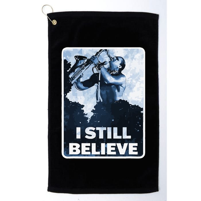 Funny I Still Believe Sax Man Nun Nerd Geek Graphic Golf Towel