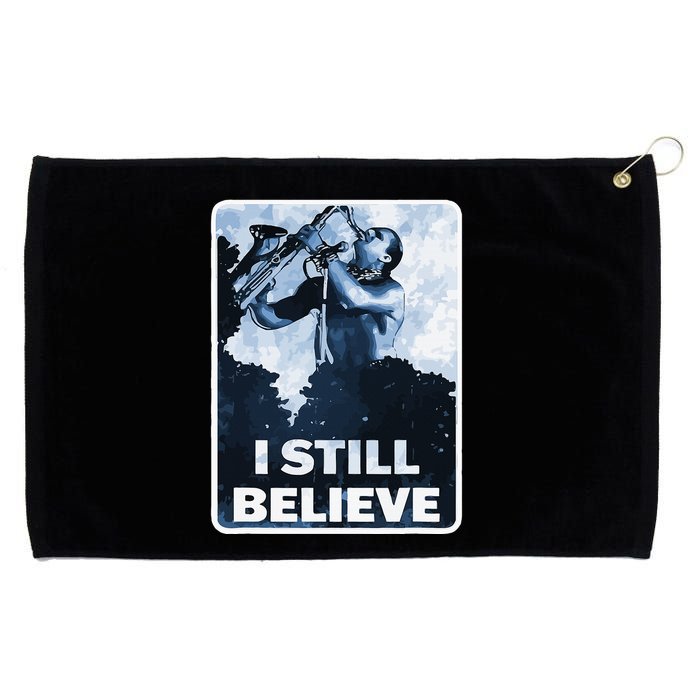 Funny I Still Believe Sax Man Nun Nerd Geek Graphic Grommeted Golf Towel