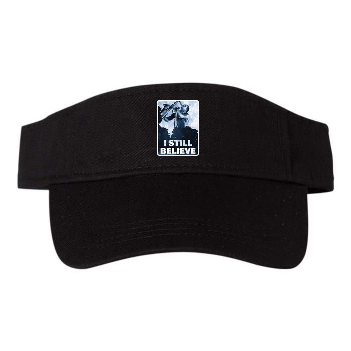 Funny I Still Believe Sax Man Nun Nerd Geek Graphic Visor