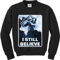 Funny I Still Believe Sax Man Nun Nerd Geek Graphic Kids Sweatshirt
