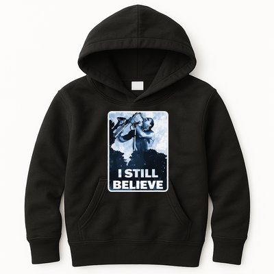 Funny I Still Believe Sax Man Nun Nerd Geek Graphic Kids Hoodie