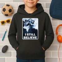 Funny I Still Believe Sax Man Nun Nerd Geek Graphic Kids Hoodie