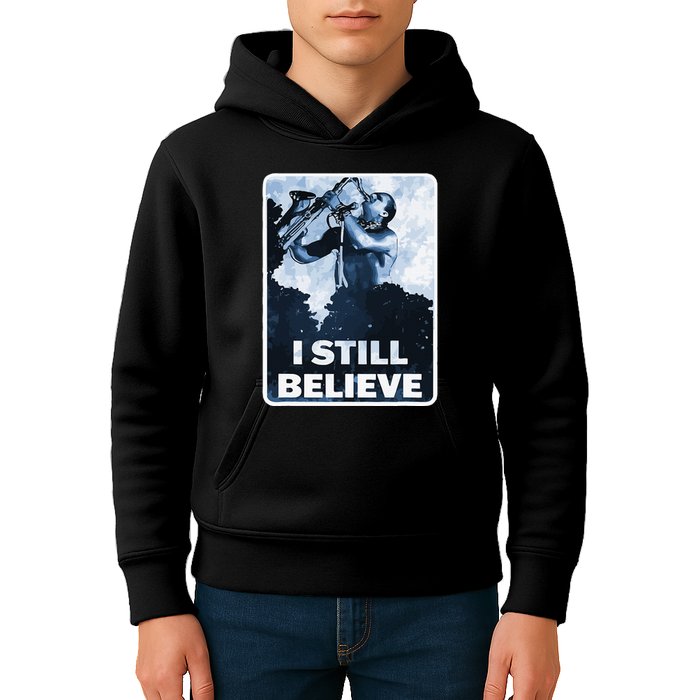 Funny I Still Believe Sax Man Nun Nerd Geek Graphic Kids Hoodie