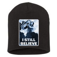 Funny I Still Believe Sax Man Nun Nerd Geek Graphic Short Acrylic Beanie