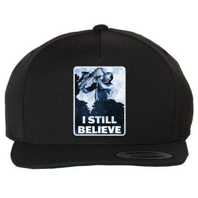 Funny I Still Believe Sax Man Nun Nerd Geek Graphic Wool Snapback Cap