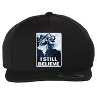 Funny I Still Believe Sax Man Nun Nerd Geek Graphic Wool Snapback Cap