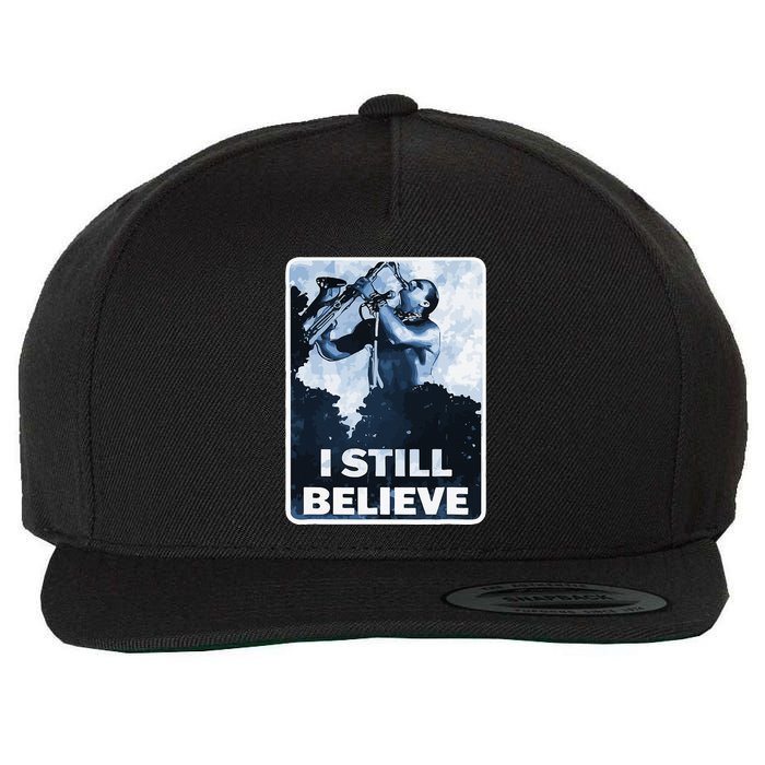 Funny I Still Believe Sax Man Nun Nerd Geek Graphic Wool Snapback Cap