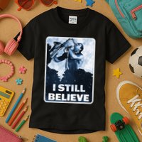 Funny I Still Believe Sax Man Nun Nerd Geek Graphic Kids T-Shirt