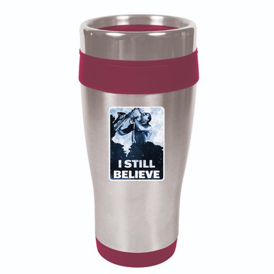 Funny I Still Believe Sax Man Nun Nerd Geek Graphic 16oz Travel Tumbler
