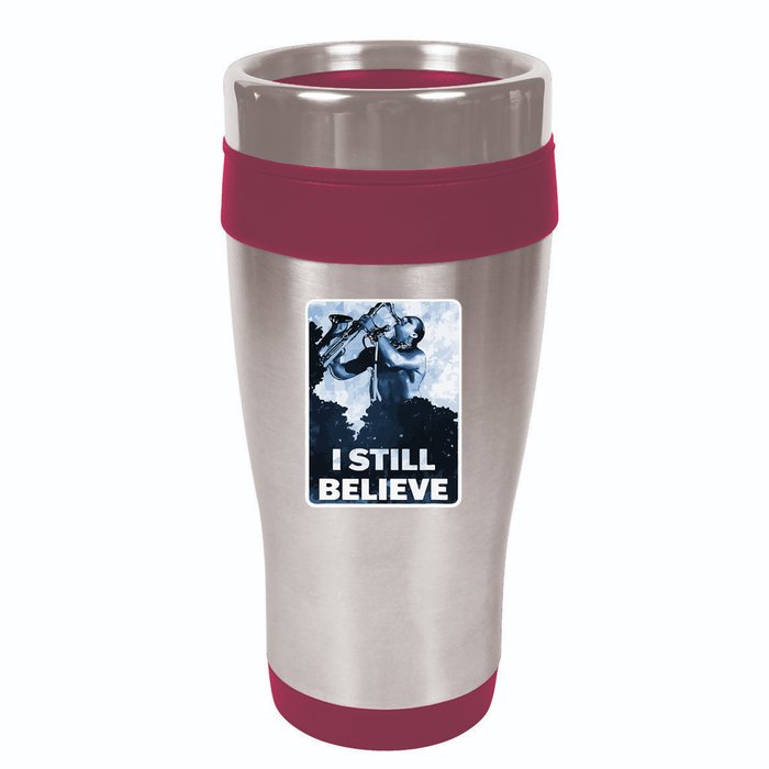 Funny I Still Believe Sax Man Nun Nerd Geek Graphic 16oz Travel Tumbler