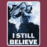 Funny I Still Believe Sax Man Nun Nerd Geek Graphic 16oz Travel Tumbler