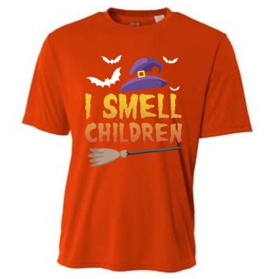 Funny I Smell Children Halloween Witch Gift Design Cute Gift Cooling Performance Crew T-Shirt