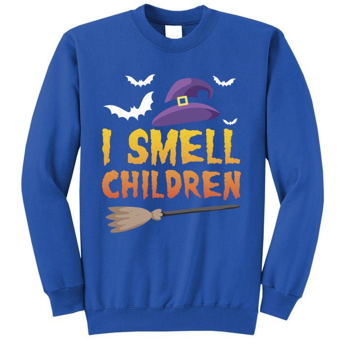 Funny I Smell Children Halloween Witch Gift Design Cute Gift Tall Sweatshirt