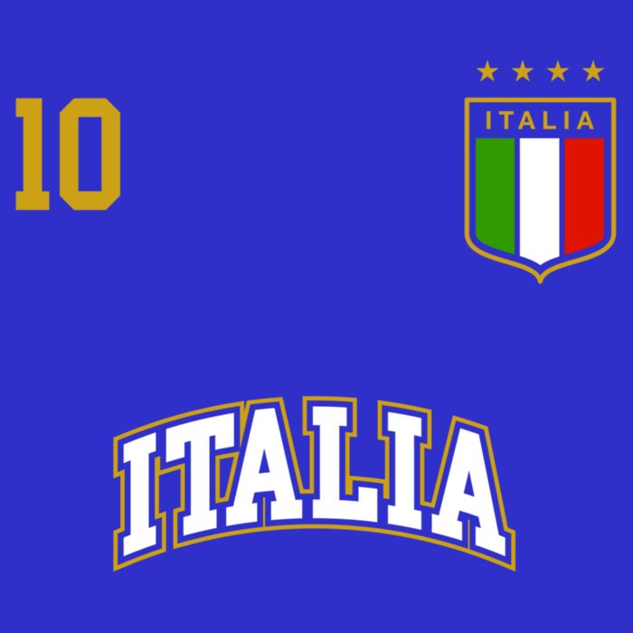 Funny Italy Soccer Team Gift Number 10 Sports Italian Flag Gift Polo