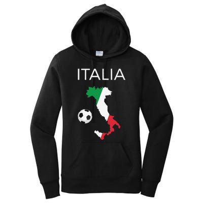 Funny Italy Soccer Forza Azzurri Italian Italia Women's Pullover Hoodie