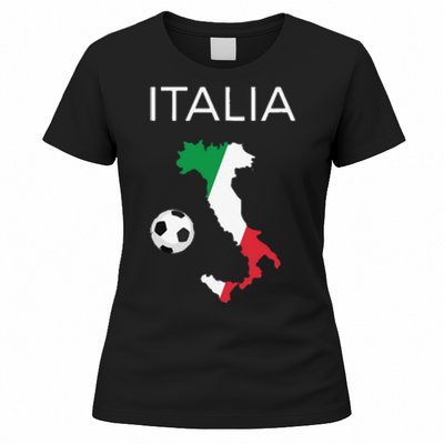 Funny Italy Soccer Forza Azzurri Italian Italia Women's T-Shirt