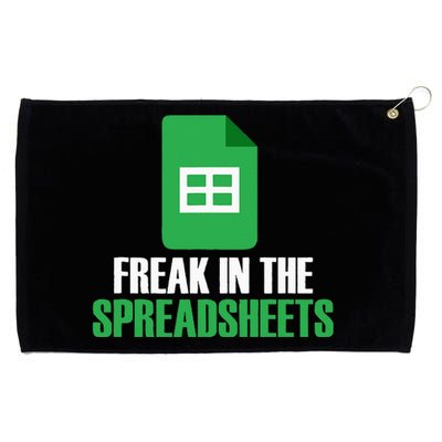 Freak In Spreadsheets Excel Accountant Accounting Grommeted Golf Towel