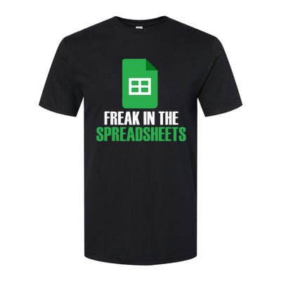 Freak In Spreadsheets Excel Accountant Accounting Softstyle® CVC T-Shirt