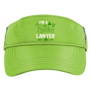 Funny Irish St Patricks Day Costume I'm A Lucky Lawyer Gift Adult Drive Performance Visor