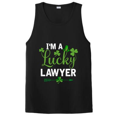 Funny Irish St Patricks Day Costume I'm A Lucky Lawyer Gift PosiCharge Competitor Tank