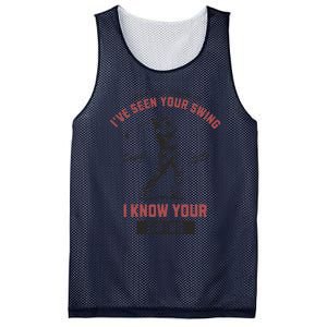 Funny IVe Seen Your Swing I Know Your Swing Trump Golf Mesh Reversible Basketball Jersey Tank