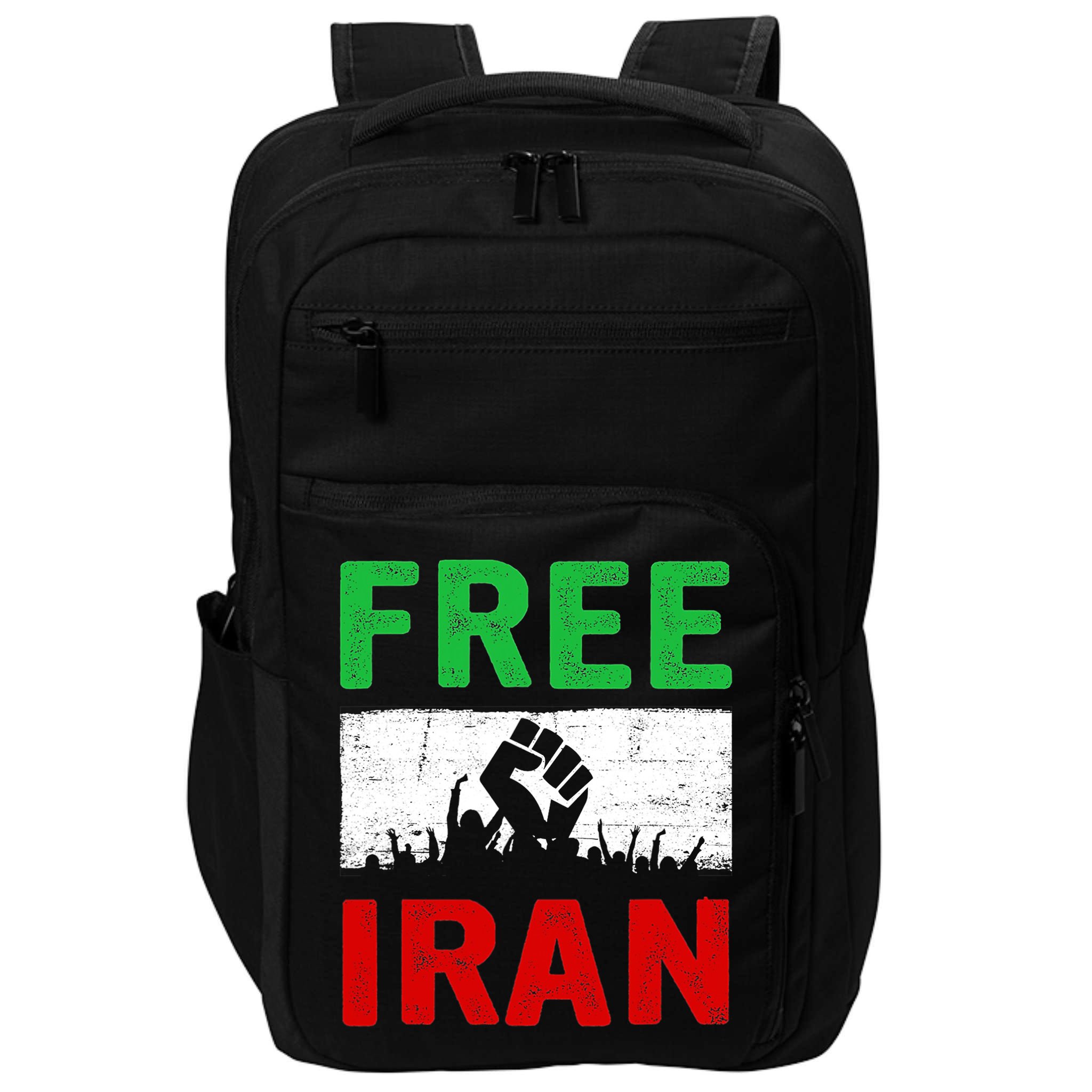 Free Iran Stand With The Women Of Iran Impact Tech Backpack