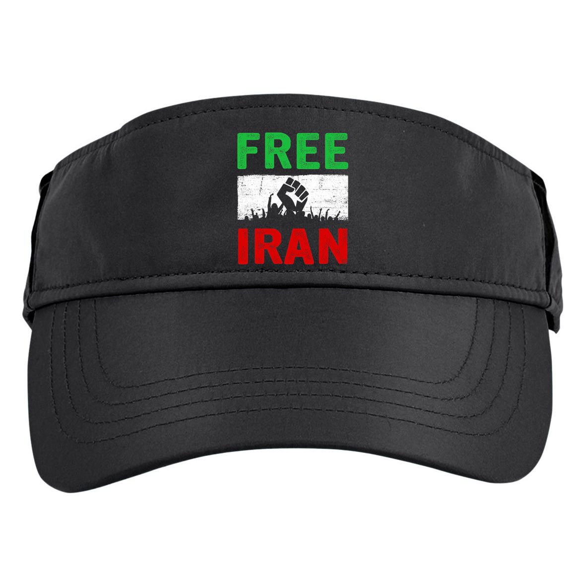 Free Iran Stand With The Women Of Iran Adult Drive Performance Visor