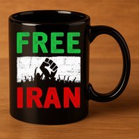 Free Iran Stand With The Women Of Iran 11oz C Handle Ceramic Mug