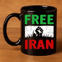 Free Iran Stand With The Women Of Iran 11oz C Handle Ceramic Mug