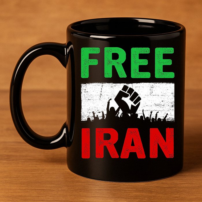 Free Iran Stand With The Women Of Iran 11oz C Handle Ceramic Mug