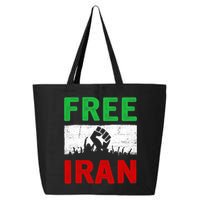 Free Iran Stand With The Women Of Iran 25L Jumbo Tote