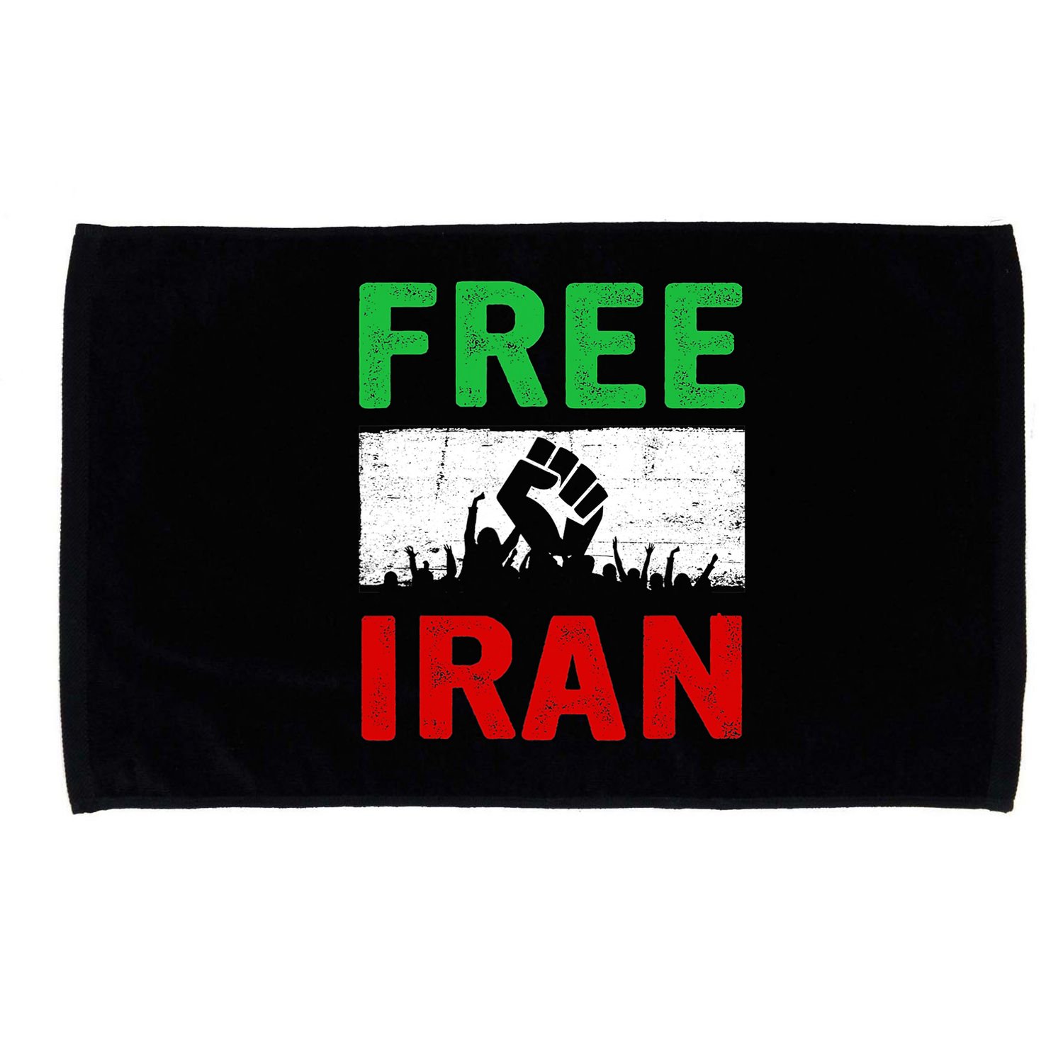 Free Iran Stand With The Women Of Iran Microfiber Hand Towel
