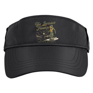 Frog I Saw The Loveland Frogman Adult Drive Performance Visor