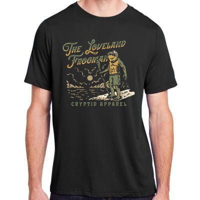 Frog I Saw The Loveland Frogman Adult ChromaSoft Performance T-Shirt