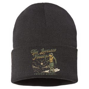 Frog I Saw The Loveland Frogman Sustainable Knit Beanie